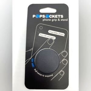 New PopSockets: Collapsible Grip & Stand for Phones and Tablets - Black